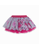 FALDA COMBINADA ESTAMPADA NIÑA ROSA LOVE SAUVAGE FALDA COMBINADA ESTAMPADA NIÑA ROSA LOVE SAUVAGE