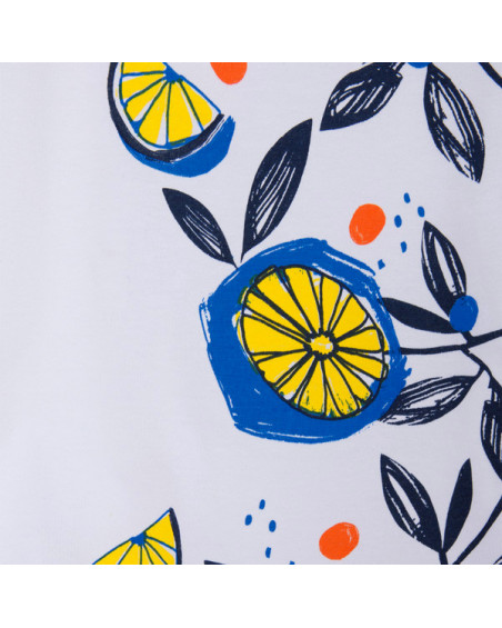 CAMISETA PUNTO NUDO NIÑA BLANCA LEMONADE CAMISETA PUNTO NUDO NIÑA BLANCA LEMONADE