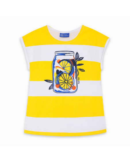 CAMISETA PUNTO CON OLOR NIÑA BLANCA LEMONADE CAMISETA PUNTO CON OLOR NIÑA BLANCA LEMONADE