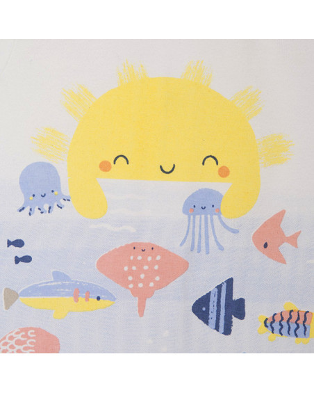 VESTIDO PUNTO MANGA CORTA NIÑA AZUL FORMENTERA VESTIDO PUNTO MANGA CORTA NIÑA AZUL FORMENTERA