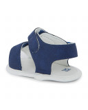 Zapatitos ante hebillas niño azules formentera Zapatitos ante hebillas niño azules formentera