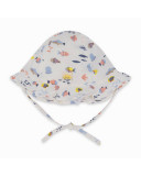 GORRO GASA ESTAMPADO NIÑA BLANCO FORMENTERA GORRO GASA ESTAMPADO NIÑA BLANCO FORMENTERA