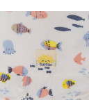 GORRO GASA ESTAMPADO NIÑA BLANCO FORMENTERA GORRO GASA ESTAMPADO NIÑA BLANCO FORMENTERA