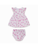 VESTIDO POPELÍN CORAZONES NIÑA BLANCO SUGAR BABE VESTIDO POPELÍN CORAZONES NIÑA BLANCO SUGAR BABE