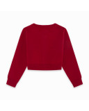 CHAQUETA TRICOT LENTEJUELAS NIÑA ROJA ZANZIBAR CHAQUETA TRICOT LENTEJUELAS NIÑA ROJA ZANZIBAR