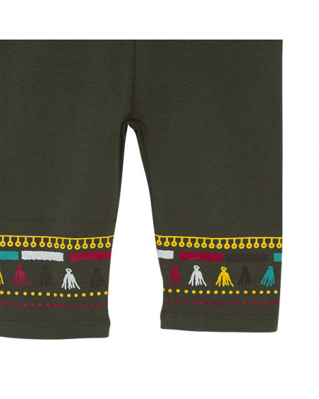 LEGGING PIRATA PUNTO VOLANTES NIÑA VERDE ZANZIBAR LEGGING PIRATA PUNTO VOLANTES NIÑA VERDE ZANZIBAR