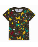 CAMISETA PUNTO ANIMALES NIÑO VERDE ZANZIBAR CAMISETA PUNTO ANIMALES NIÑO VERDE ZANZIBAR