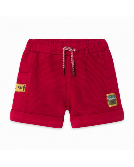 BERMUDA FELPA FANTASÍA BOLSILLOS LATERALES NIÑO ROJA ZANZIBAR BERMUDA FELPA FANTASÍA BOLSILLOS LATERALES NIÑO ROJA ZANZIBAR