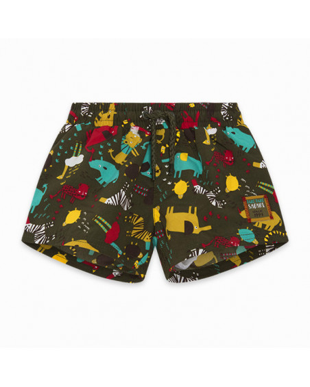 BERMUDA DE BAÑO ANIMALES NIÑO VERDE ZANZIBAR BERMUDA DE BAÑO ANIMALES NIÑO VERDE ZANZIBAR