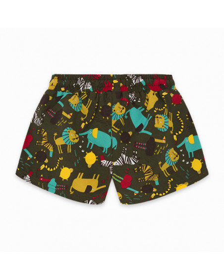 BERMUDA DE BAÑO ANIMALES NIÑO VERDE ZANZIBAR BERMUDA DE BAÑO ANIMALES NIÑO VERDE ZANZIBAR