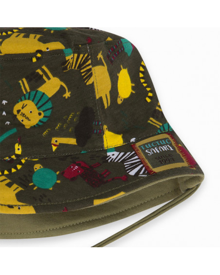 GORRO PUNTO REVERSIBLE NIÑO VERDE ZANZIBAR GORRO PUNTO REVERSIBLE NIÑO VERDE ZANZIBAR