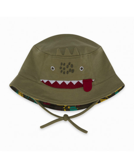 GORRO PUNTO REVERSIBLE NIÑO VERDE ZANZIBAR GORRO PUNTO REVERSIBLE NIÑO VERDE ZANZIBAR