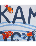 CAMISETA PUNTO MENSAJE NIÑO BLANCA KAMOGAWA CAMISETA PUNTO MENSAJE NIÑO BLANCA KAMOGAWA
