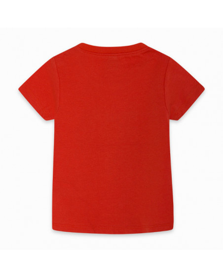 CAMISETA PUNTO PEZ NIÑO ROJA KAMOGAWA CAMISETA PUNTO PEZ NIÑO ROJA KAMOGAWA