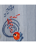 BLUSA PLANA FANTASÍA LAZO NIÑA AZUL KAMOGAWA BLUSA PLANA FANTASÍA LAZO NIÑA AZUL KAMOGAWA