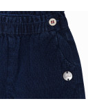 SHORT PLANA FANTASÍA EFECTO DENIM NIÑA AZUL KAMOGAWA SHORT PLANA FANTASÍA EFECTO DENIM NIÑA AZUL KAMOGAWA