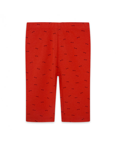 LEGGING PIRATA PUNTO PECES NIÑA ROJO KAMOGAWA LEGGING PIRATA PUNTO PECES NIÑA ROJO KAMOGAWA