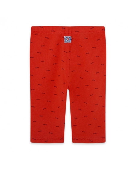 LEGGING PIRATA PUNTO PECES NIÑA ROJO KAMOGAWA LEGGING PIRATA PUNTO PECES NIÑA ROJO KAMOGAWA