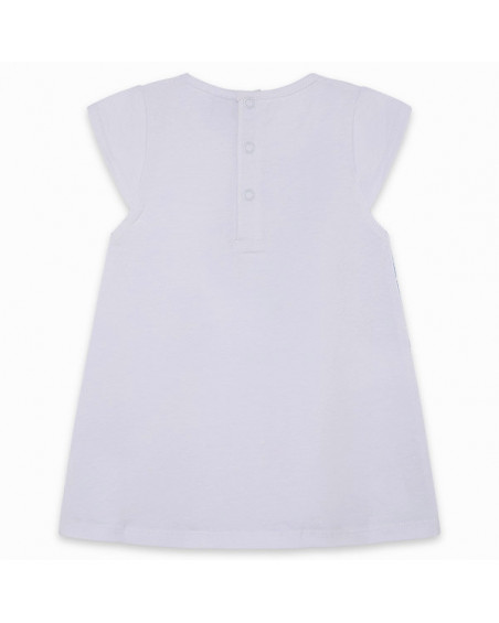 VESTIDO PUNTO PECES NIÑA BLANCO KAMOGAWA VESTIDO PUNTO PECES NIÑA BLANCO KAMOGAWA