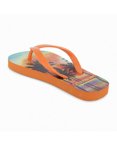 CHANCLAS ESTAMPADAS NIÑO NARANJAS JUST SURF CHANCLAS ESTAMPADAS NIÑO NARANJAS JUST SURF