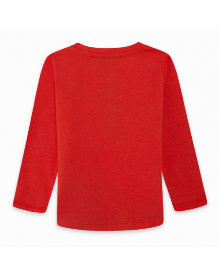 CAMISETA PUNTO MANGA LARGA MENSAJE NIÑO ROJA TREE SOUL CAMISETA PUNTO MANGA LARGA MENSAJE NIÑO ROJA TREE SOUL