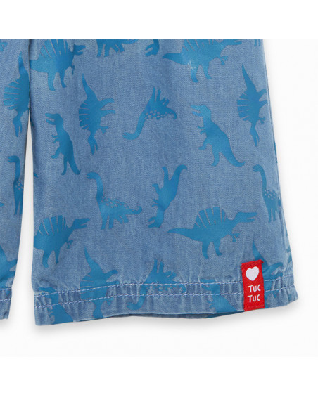 PANTALÓN DENIM CULOTTE NIÑA AZUL DRAW A REX PANTALÓN DENIM CULOTTE NIÑA AZUL DRAW A REX