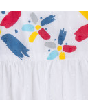 BLUSA POPELÍN MANGA VOLANTES NIÑA BLANCA DRAW A REX BLUSA POPELÍN MANGA VOLANTES NIÑA BLANCA DRAW A REX