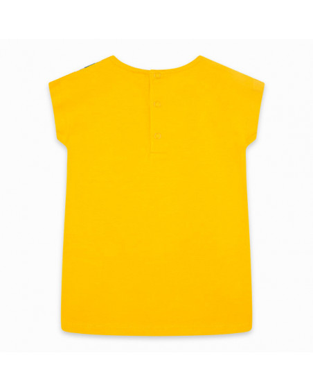 VESTIDO PUNTO DINOSAURIO NIÑA AMARILLO DRAW A REX VESTIDO PUNTO DINOSAURIO NIÑA AMARILLO DRAW A REX
