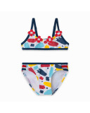 BIKINI FLORES NIÑA ROJO DRAW A REX BIKINI FLORES NIÑA ROJO DRAW A REX