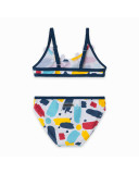 BIKINI FLORES NIÑA ROJO DRAW A REX BIKINI FLORES NIÑA ROJO DRAW A REX