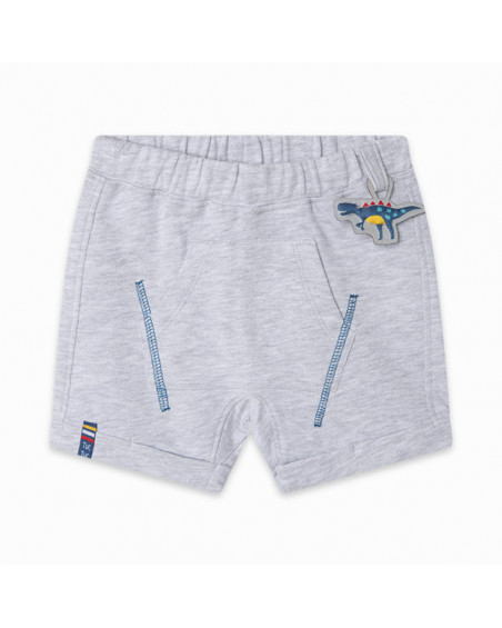 BERMUDA FELPA CON PIN NIÑO GRIS DRAW A REX BERMUDA FELPA CON PIN NIÑO GRIS DRAW A REX