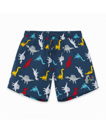 BERMUDA DE BAÑO DINOSARIOS NIÑO AZUL DRAW A REX BERMUDA DE BAÑO DINOSARIOS NIÑO AZUL DRAW A REX