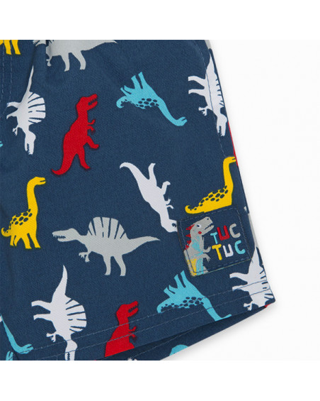BERMUDA DE BAÑO DINOSARIOS NIÑO AZUL DRAW A REX BERMUDA DE BAÑO DINOSARIOS NIÑO AZUL DRAW A REX
