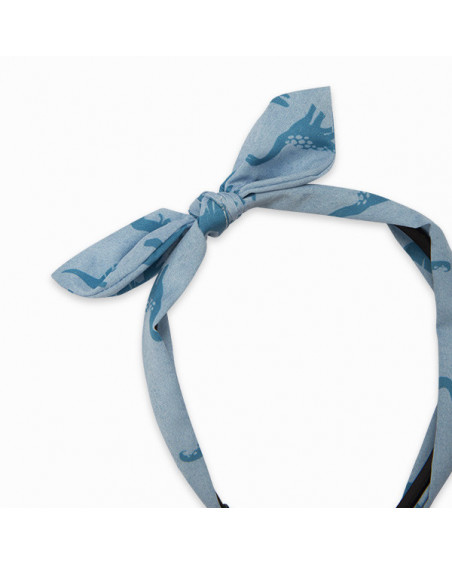 DIADEMA RÍGIDA DENIM DINOSAURIOS NIÑA AZUL DRAW A REX DIADEMA RÍGIDA DENIM DINOSAURIOS NIÑA AZUL DRAW A REX