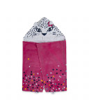 TOALLA-PONCHO LEOPARDO NIÑA ROSA LOVE SAUVAGE TOALLA-PONCHO LEOPARDO NIÑA ROSA LOVE SAUVAGE