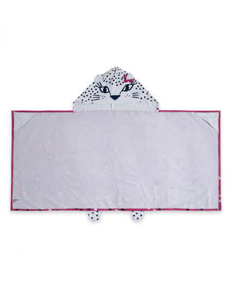 TOALLA-PONCHO LEOPARDO NIÑA ROSA LOVE SAUVAGE TOALLA-PONCHO LEOPARDO NIÑA ROSA LOVE SAUVAGE
