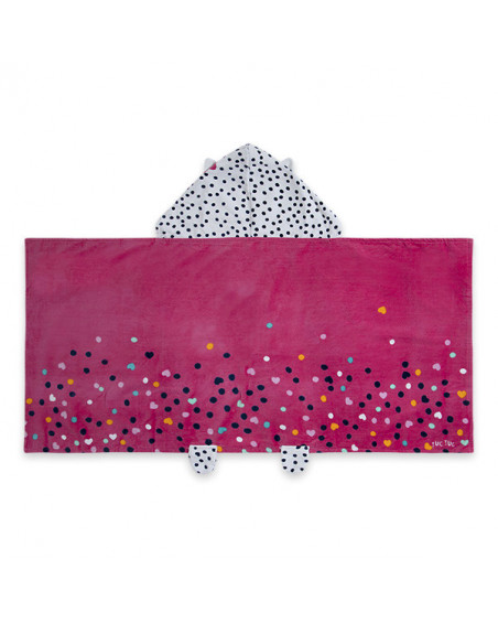TOALLA-PONCHO LEOPARDO NIÑA ROSA LOVE SAUVAGE TOALLA-PONCHO LEOPARDO NIÑA ROSA LOVE SAUVAGE