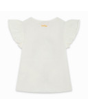 CAMISETA PUNTO ARCOIRIS NIÑA BEIGE LOVE THE SUN CAMISETA PUNTO ARCOIRIS NIÑA BEIGE LOVE THE SUN