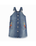 PICHI DENIM BOTONES Y FLORES NIÑA AZUL LOVE THE SUN PICHI DENIM BOTONES Y FLORES NIÑA AZUL LOVE THE SUN