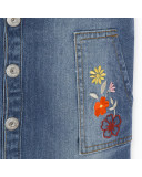 PICHI DENIM BOTONES Y FLORES NIÑA AZUL LOVE THE SUN PICHI DENIM BOTONES Y FLORES NIÑA AZUL LOVE THE SUN