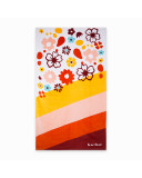 TOALLA FLORES Y ARCOIRIS NIÑA BEIGE LOVE THE SUN TOALLA FLORES Y ARCOIRIS NIÑA BEIGE LOVE THE SUN
