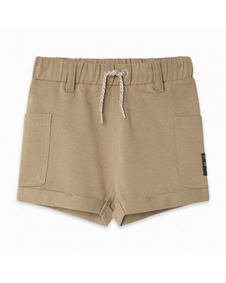 BERMUDA PUNTO BOLSILLOS LATERALES NIÑO MARRON BASICOS BABY BERMUDA PUNTO BOLSILLOS LATERALES NIÑO MARRON BASICOS BABY