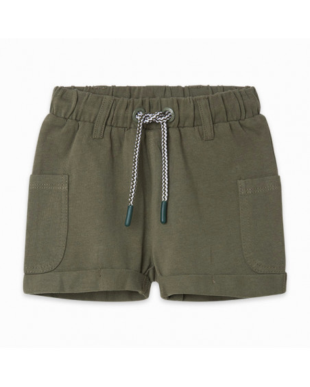 BERMUDA PUNTO BOLSILLOS LATERALES NIÑO VERDE BASICOS BABY BERMUDA PUNTO BOLSILLOS LATERALES NIÑO VERDE BASICOS BABY