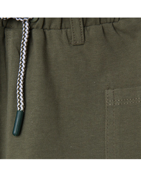BERMUDA PUNTO BOLSILLOS LATERALES NIÑO VERDE BASICOS BABY BERMUDA PUNTO BOLSILLOS LATERALES NIÑO VERDE BASICOS BABY