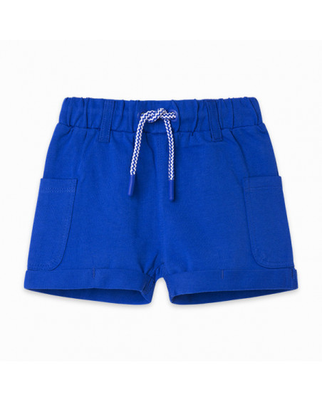 BERMUDA PUNTO BOLSILLOS LATERALES NIÑO AZUL BASICOS BABY BERMUDA PUNTO BOLSILLOS LATERALES NIÑO AZUL BASICOS BABY
