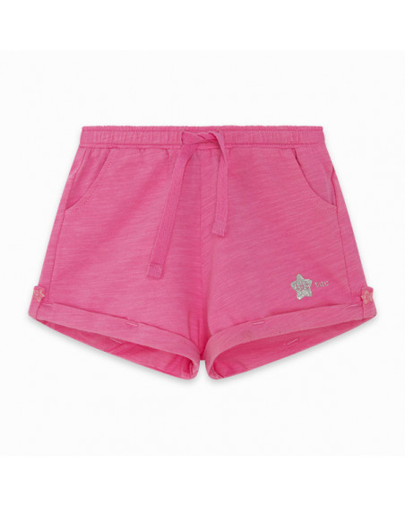 SHORT PUNTO ESTRELLA NIÑA ROSA BASICOS BABY SHORT PUNTO ESTRELLA NIÑA ROSA BASICOS BABY