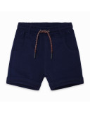 BERMUDA FELPA CORDONES NIÑO AZUL BASICOS BABY BERMUDA FELPA CORDONES NIÑO AZUL BASICOS BABY