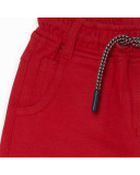 BERMUDA FELPA CORDONES NIÑO ROJA BASICOS BABY BERMUDA FELPA CORDONES NIÑO ROJA BASICOS BABY