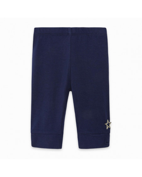 LEGGING PIRATA PUNTO ESTRELLA NIÑA AZUL BASICOS BABY LEGGING PIRATA PUNTO ESTRELLA NIÑA AZUL BASICOS BABY