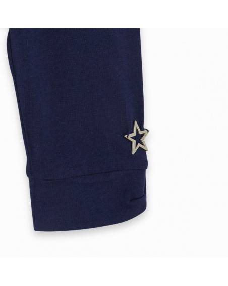 LEGGING PIRATA PUNTO ESTRELLA NIÑA AZUL BASICOS BABY LEGGING PIRATA PUNTO ESTRELLA NIÑA AZUL BASICOS BABY